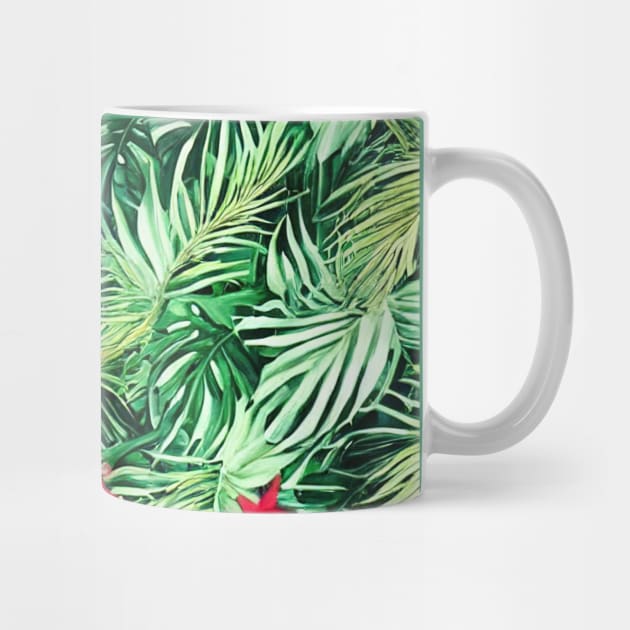 Tropical plants nature background by Alekxemko